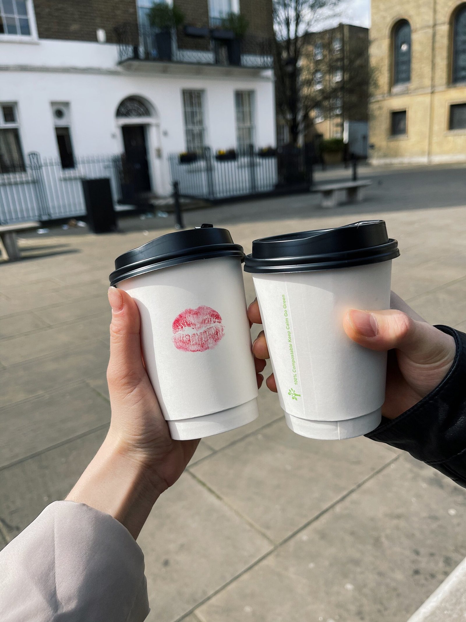 Two coffee cups 